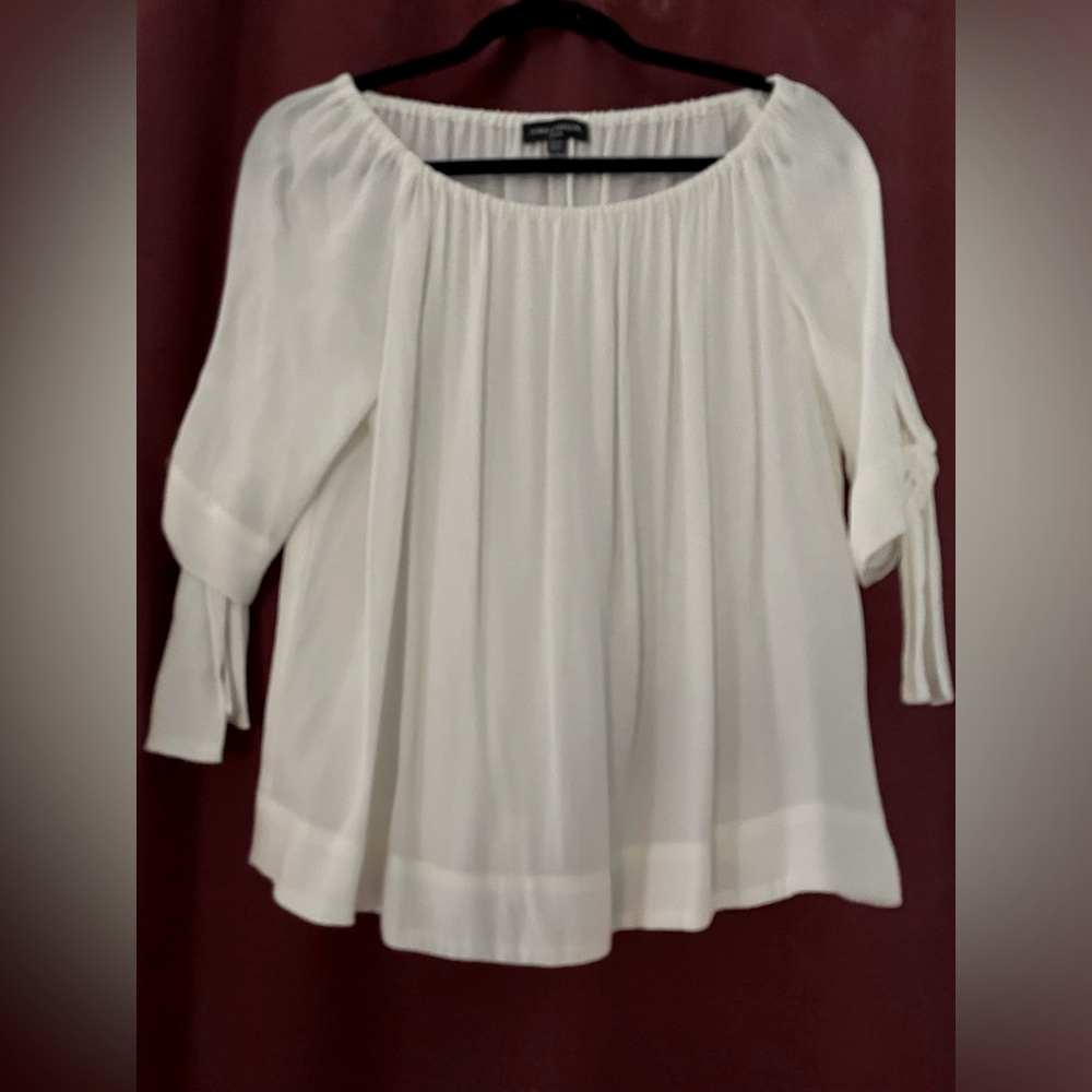 White Lord & Taylor Flowy Top